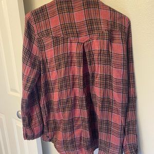 Free people flannel, size small but over sized